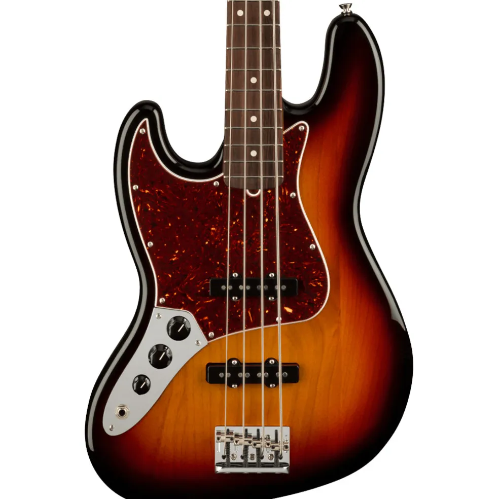 Fender - American Professional II Jazz Bass Left-Hand - Rosewood Fingerboard - 3-Color Sunburst