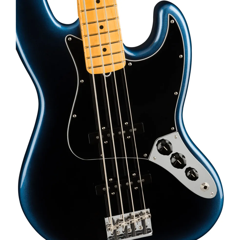 Fender - American Professional II Jazz Bass® - Maple Fingerboard - Dark Night
