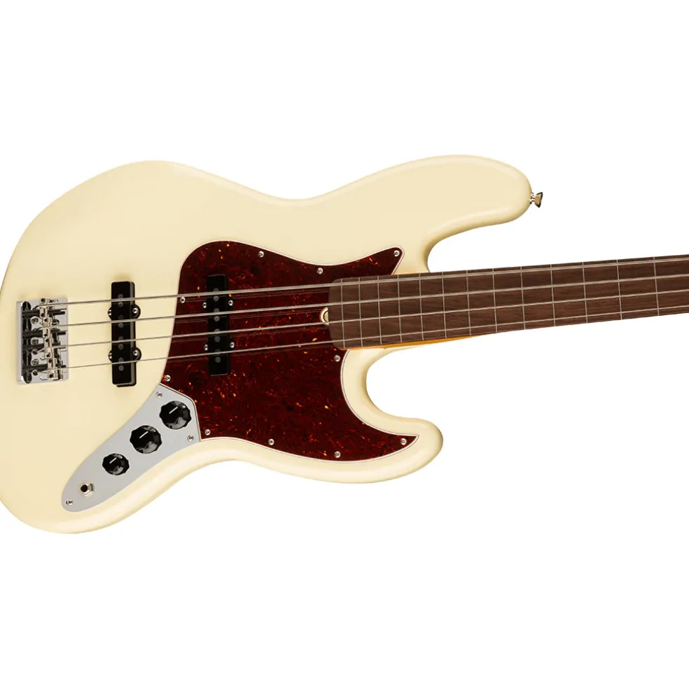 Fender - American Professional II Jazz Bass® Fretless - Rosewood Fingerboard - Olympic White
