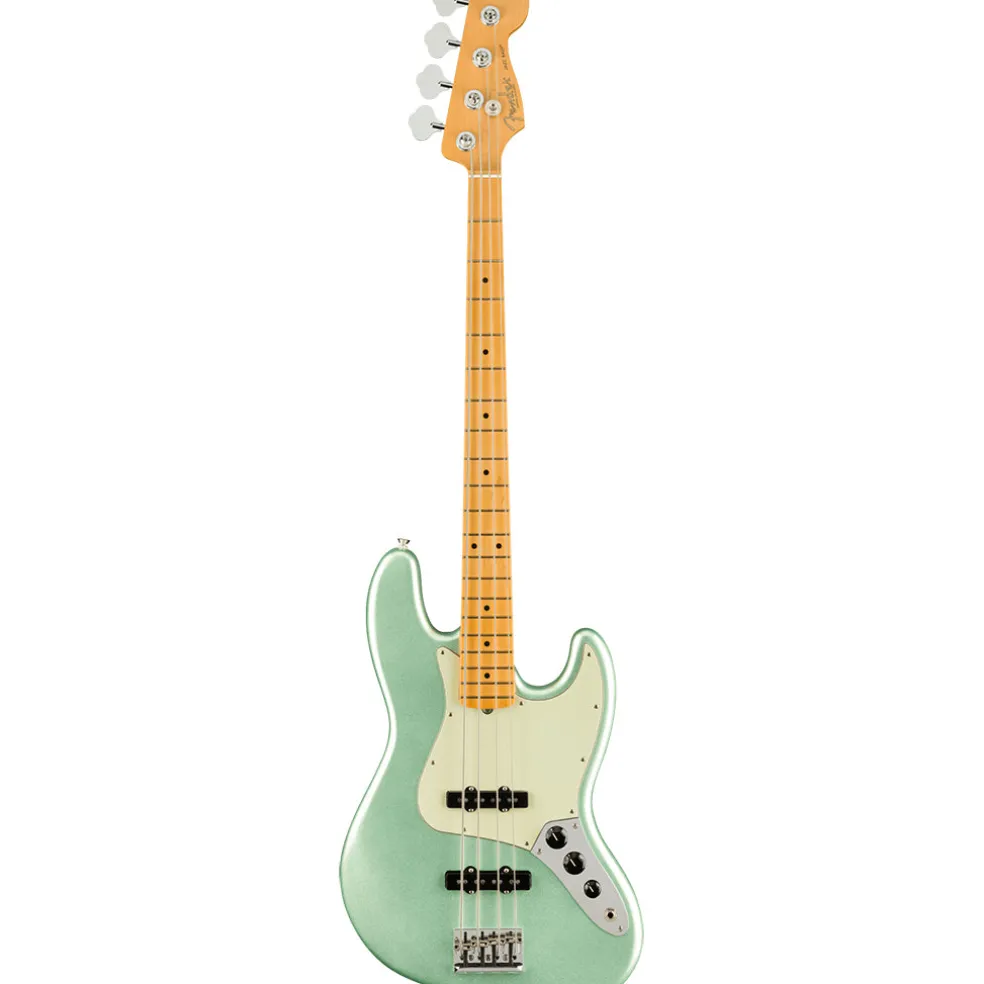 Fender - American Professional II Jazz Bass® - Maple Fingerboard - Mystic Surf Green