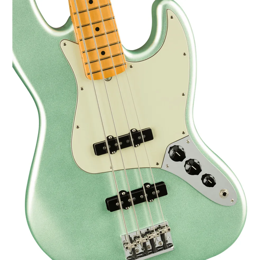 Fender - American Professional II Jazz Bass® - Maple Fingerboard - Mystic Surf Green