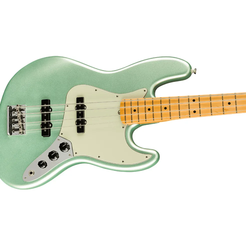 Fender - American Professional II Jazz Bass® - Maple Fingerboard - Mystic Surf Green