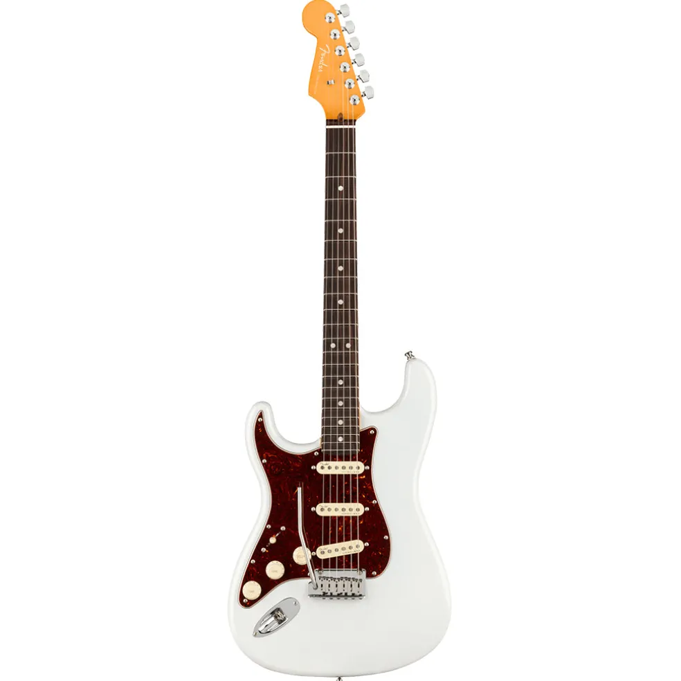 Fender - American Ultra Stratocaster® Left-Hand, Rosewood Fingerboard, Arctic Pearl