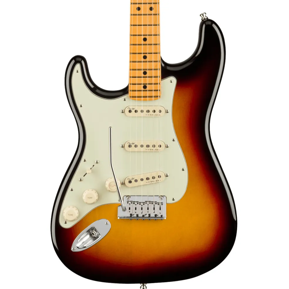 Fender - American Ultra Stratocaster Left-Hand, Maple Fingerboard, Ultraburst
