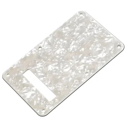 Fender - Backplate, Stratocaster®, Aged White Moto, 4-Ply