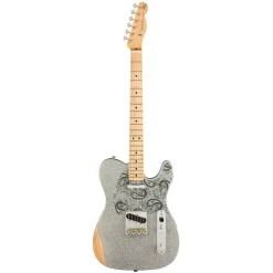 Fender - Brad Paisley Road Worn Telecaster®, Maple Fingerboard, Silver Sparkle