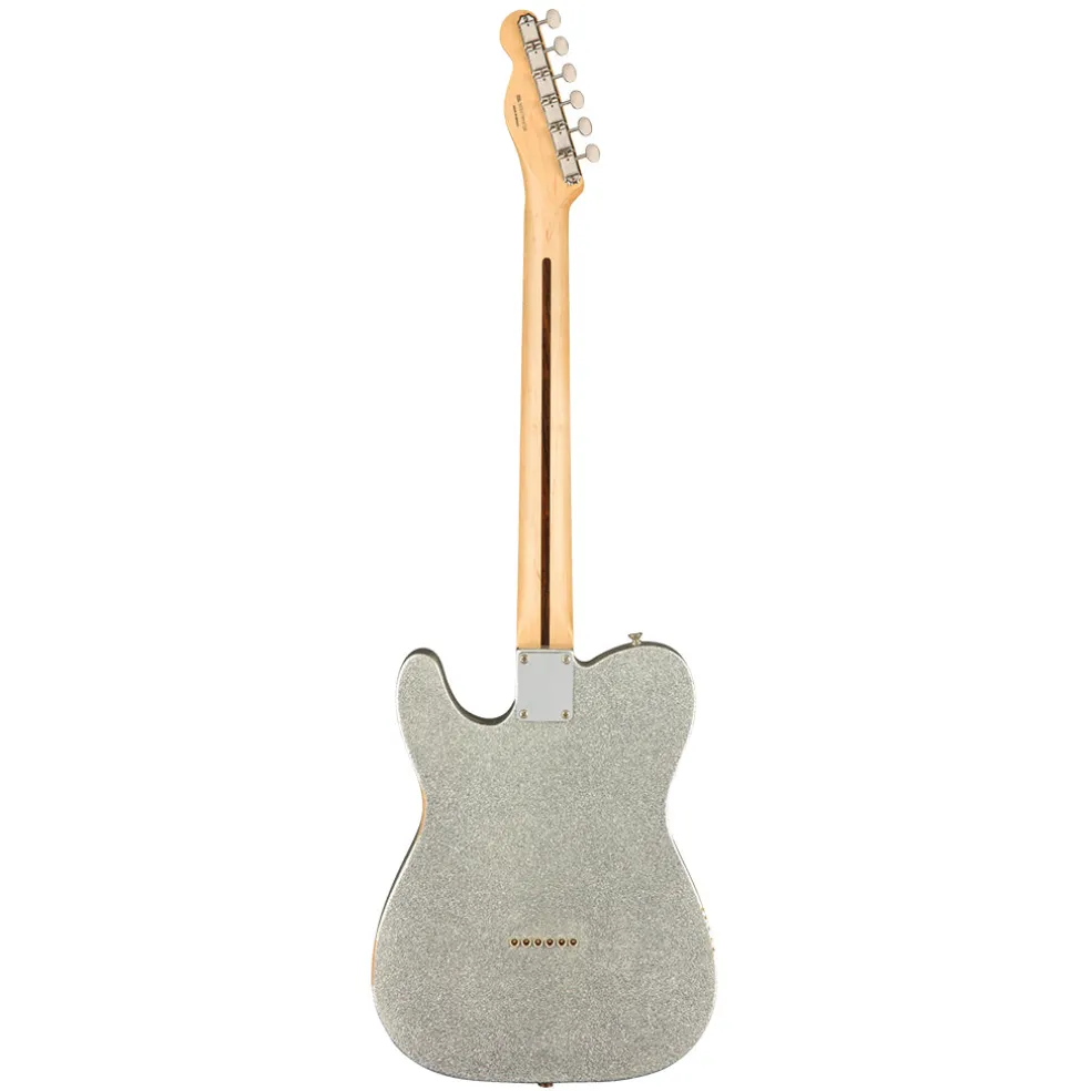 Fender - Brad Paisley Road Worn Telecaster®, Maple Fingerboard, Silver Sparkle