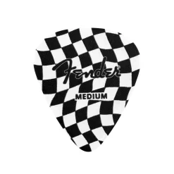 Fender 351 Celluloid Picks Wavy Checkerboard 9 Pieces