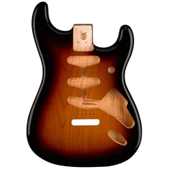 Fender - Classic Series 60's Stratocaster SSS Alder Body Vintage Bridge Mount, 3-Color Sunburst