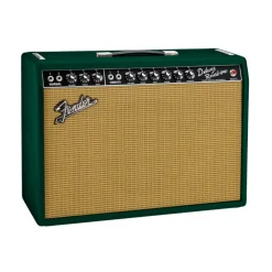 Fender '65 Deluxe Reverb 1x12" Tube Combo Amplifier - British Racing Green/Wheat