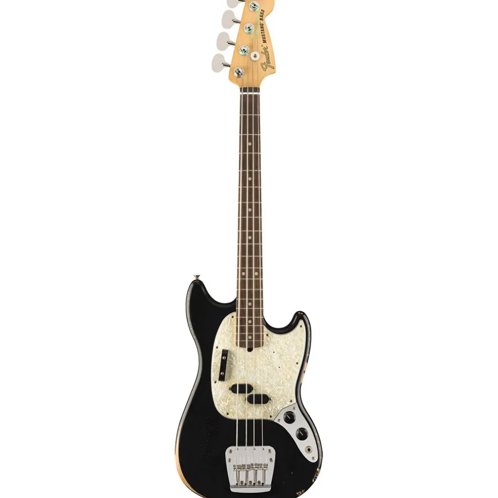 Fender - JMJ Mustang Bass - Black - Rosewood Fretboard