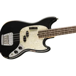 Fender - JMJ Mustang Bass - Black - Rosewood Fretboard