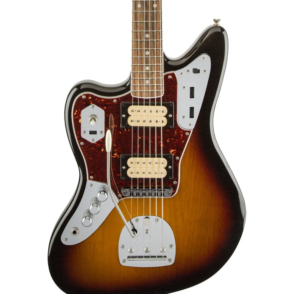 Fender - Kurt Cobain Jaguar Left Handed - NOS 3 Tone Sunburst - Rosewood