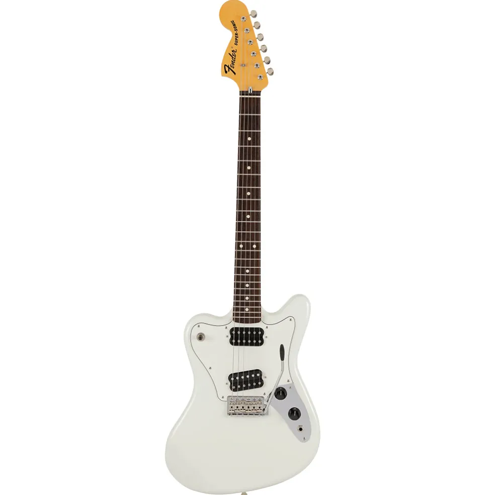 Fender - Made in Japan Limited Super-Sonic™, Rosewood Fingerboard, Olympic White