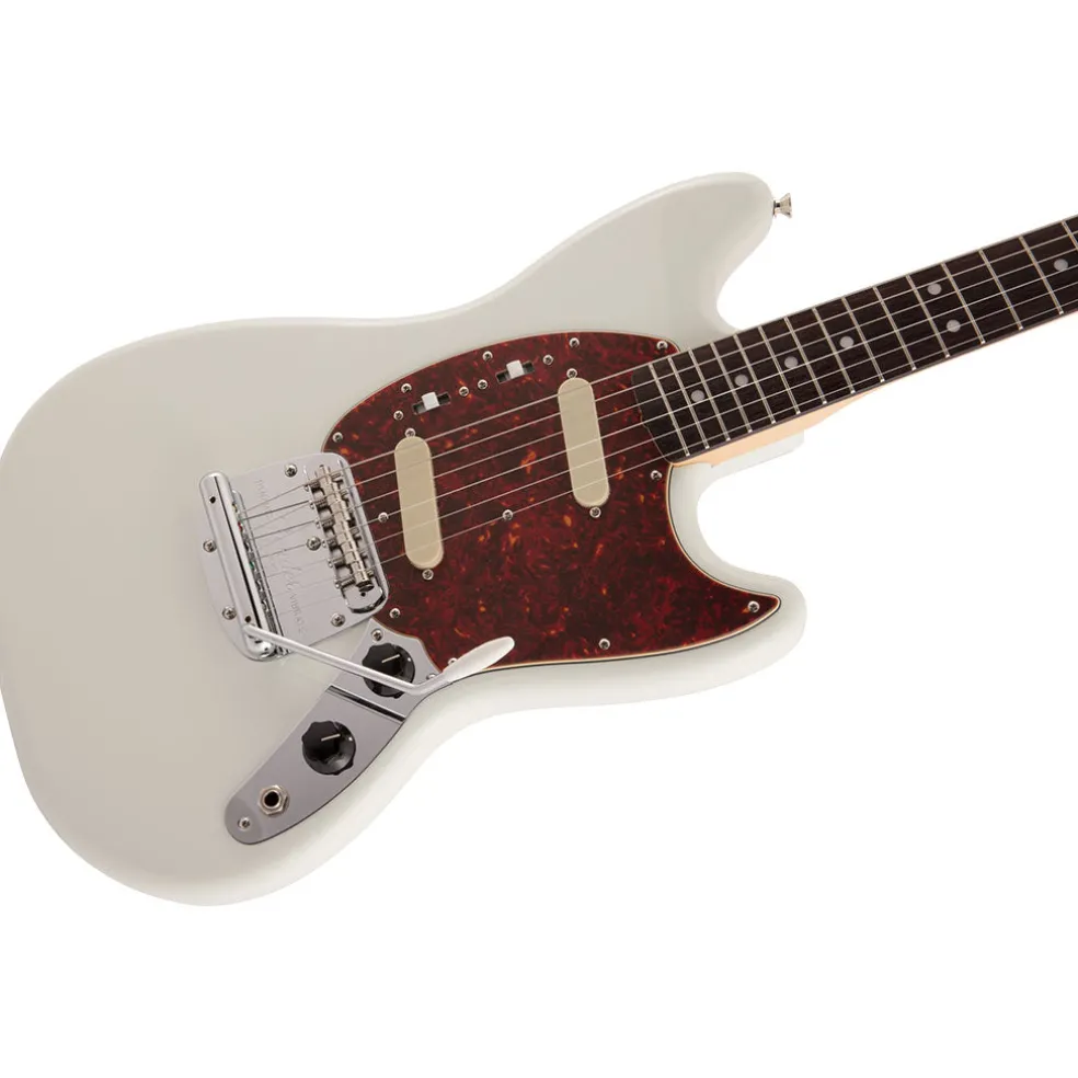 Fender - Made in Japan Traditional 60s Mustang - Rosewood Fingerboard - Olympic White