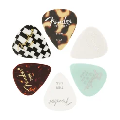 Fender 351 Material Medley Picks - Thin (6)