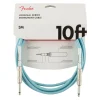 Fender - Original Series Instrument Cable, 10', Daphne Blue