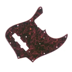 Fender - Pickguard, Jazz Bass® (with Truss Rod Notch), 11-Hole Vintage Mount, Tortoise Shell, 4-Ply