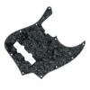 Fender - Pickguard, Jazz Bass®, 10-Hole Mount, Black Pearl, 4-Ply