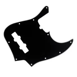 Fender - Pickguard, Jazz Bass®, 10-Hole Mount (with Truss Rod Notch), B/W/B, 3-Ply