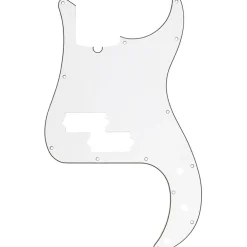 Fender - Pickguard, Precision Bass®, 13-Hole Mount (with Truss Rod Notch), Parchment, 3-Ply