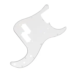 Fender - Pickguard, Precision Bass® 13-Hole Vintage Mount (with Truss Rod Notch), White, 3-Ply
