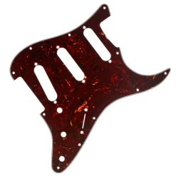 Fender - Pickguard, Stratocaster® S/S/S, (with Truss Rod Notch), 11-Hole Vintage Mount, Tortoise Shell, 4-Ply