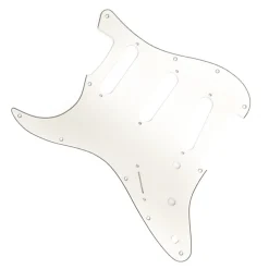 Fender - Pickguard, Stratocaster® S/S/S (Left Hand), 11-Hole Mount, Parchment, 3-Ply