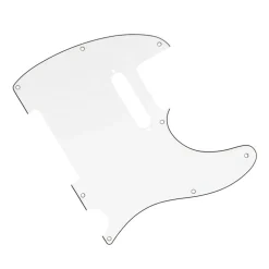 Fender - Pickguard, Telecaster®, 8-Hole Mount, White, 3-Ply