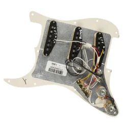 Fender - Pre-Wired Strat Pickguard, Tex-Mex SSS, Tortoise Shell 11 Hole PG