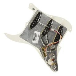 Fender - Pre-Wired Strat Pickguard, Tex-Mex SSS, Parchment 11 Hole PG