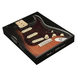 Fender - Pre-Wired Strat® Pickguard, Custom Shop Fat 50's SSS, Tortoise Shell 11 Hole PG