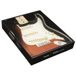 Fender - Pre-Wired Strat Pickguard, Vintage Noiseless SSS, Parchment 11