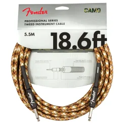 Fender - Professional Series Instrument Cable, Straight/Straight, 18.6', Desert Camo