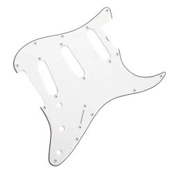 Fender - Pure Vintage Pickguard, '65 Stratocaster®, 11-Hole Mount, Eggshell, 3-Ply