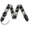 Fender - 2" Monogrammed Strap, Black/Light Grey/Dark Grey