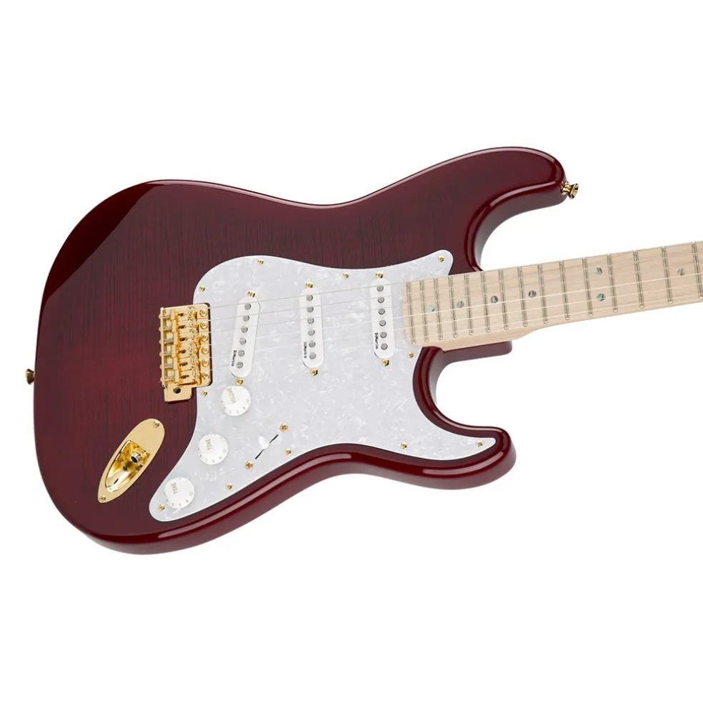 Fender - Richie Kotzen Stratocaster®, Maple Fingerboard, Transparent Red Burst