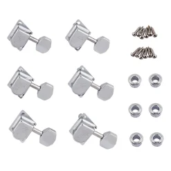 Fender - 70s "F" Style Stratocaster®/Telecaster® Tuning Machines Chrome (6)