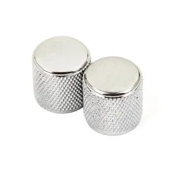 Fender - Telecaster/Precision Bass Knobs - Knurled Chrome