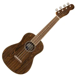Fender Zuma Exotic Concert Ukulele, Walnut Fingerboard, Bocote