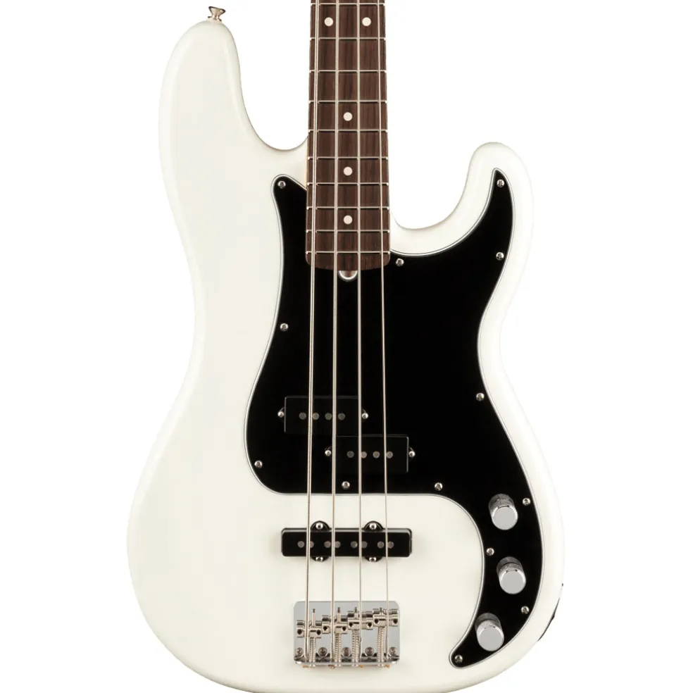 Fender American Performer Precision Bass - Arctic White - Rosewood Fretboard