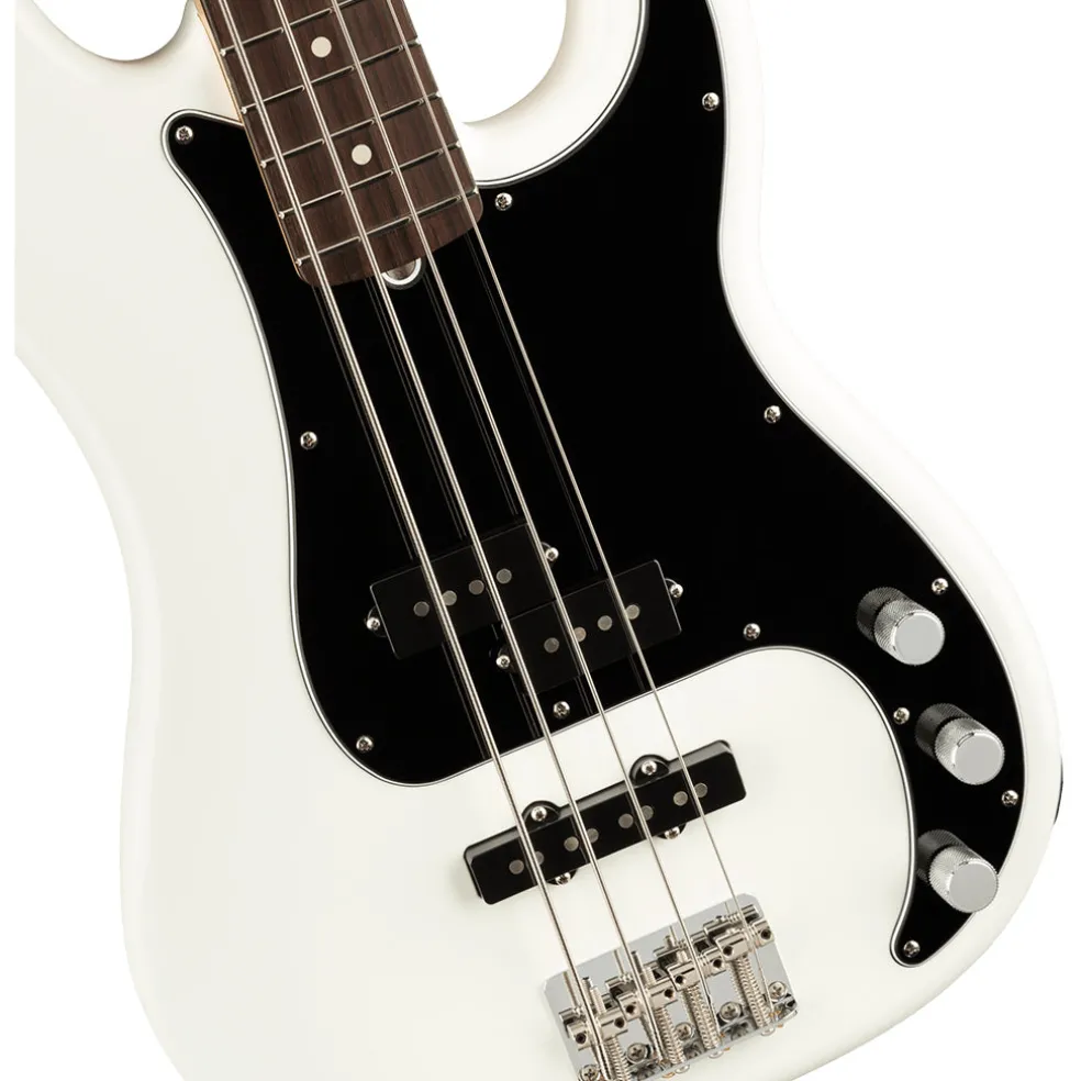 Fender American Performer Precision Bass - Arctic White - Rosewood Fretboard