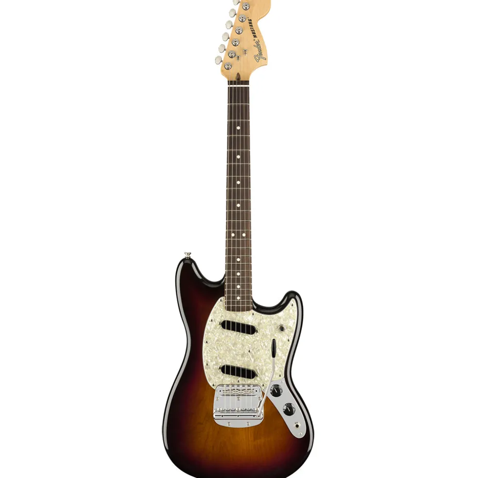 Fender American Performer Mustang - 3 Tone Sunburst - Rosewood Fretboard