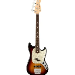 Fender American Performer Mustang Bass - 3 Tone Sunburst - Rosewood