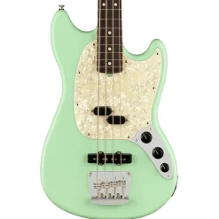 Fender American Performer Mustang Bass - Satin Surf Green - Rosewood Fretboard