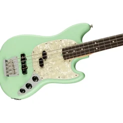 Fender American Performer Mustang Bass - Satin Surf Green - Rosewood Fretboard