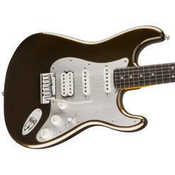 Fender American Ultra II Ebony Fingerboard HSS Stratocaster - Texas Tea