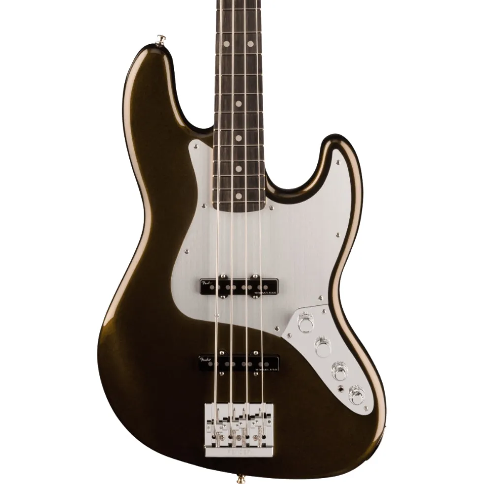 Fender American Ultra II Ebony Fingerboard Jazz Bass - Texas Tea