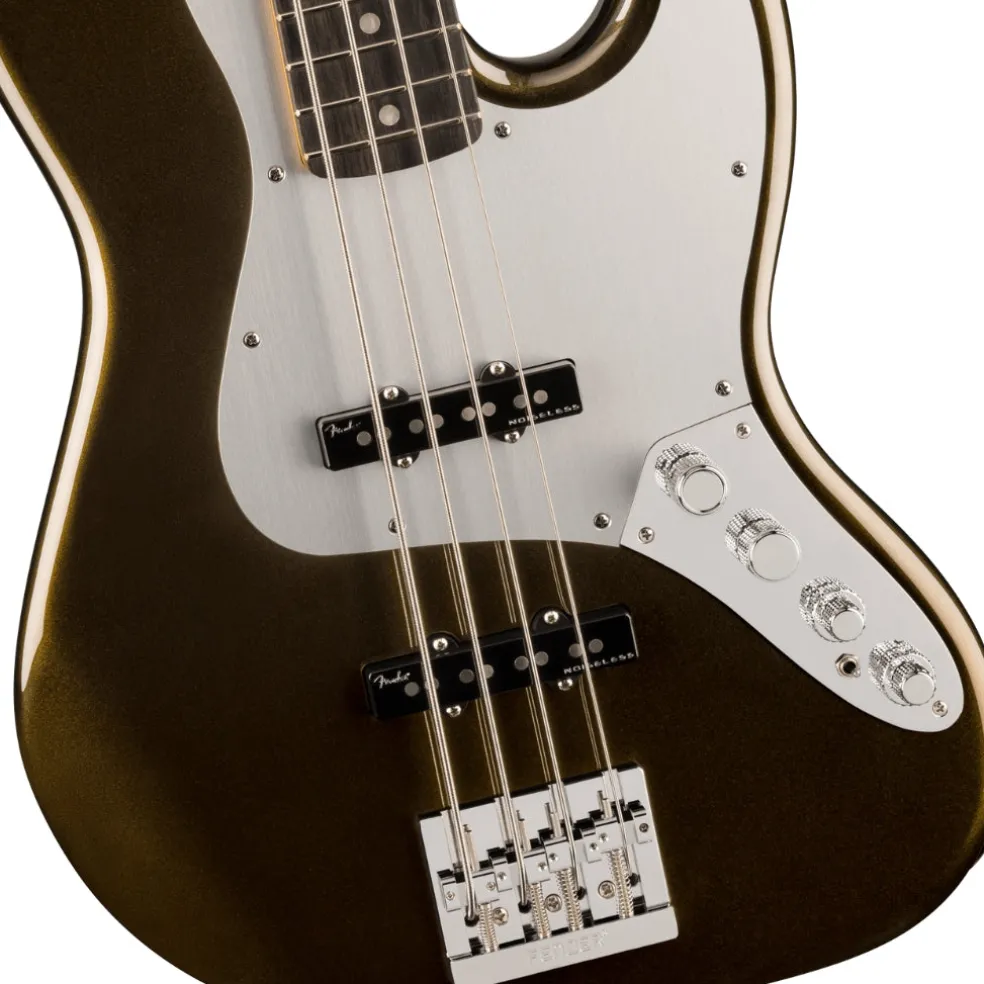 Fender American Ultra II Ebony Fingerboard Jazz Bass - Texas Tea