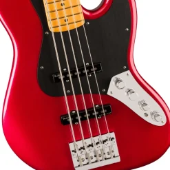 Fender American Ultra II Maple Fingerboard Jazz Bass V - Sinister Red